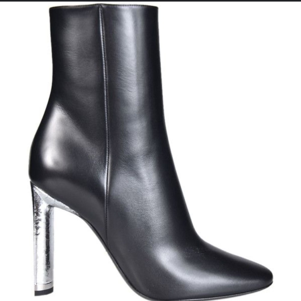 Dior Black Leather Ankle Boots